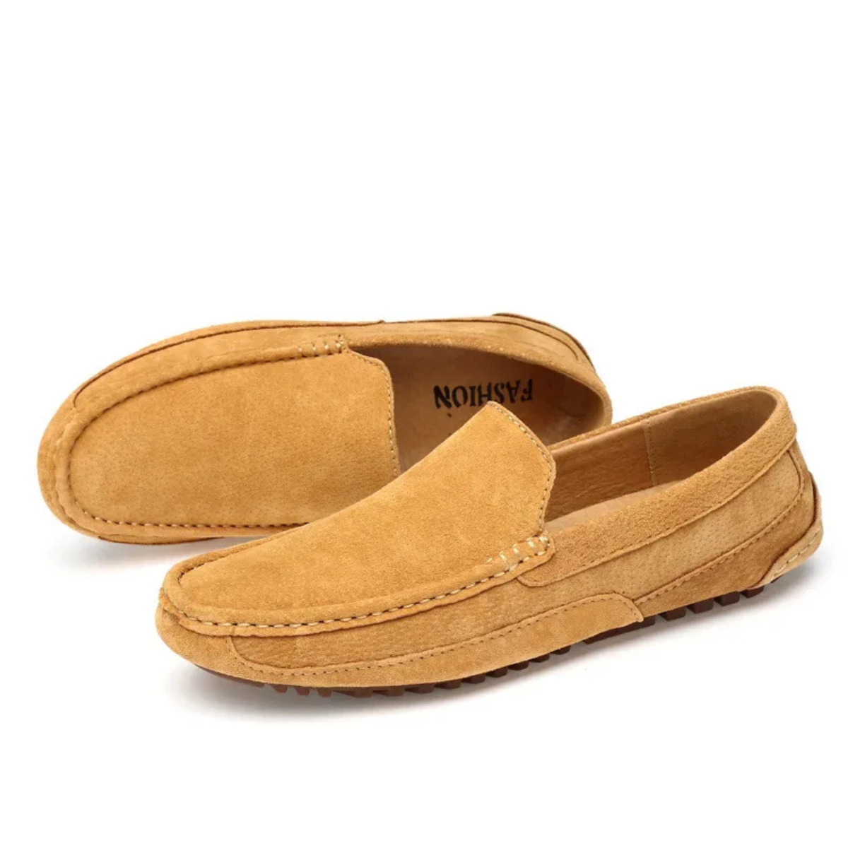 The Blenheim Men’s Suede Leather Loafers Casual Slip On
