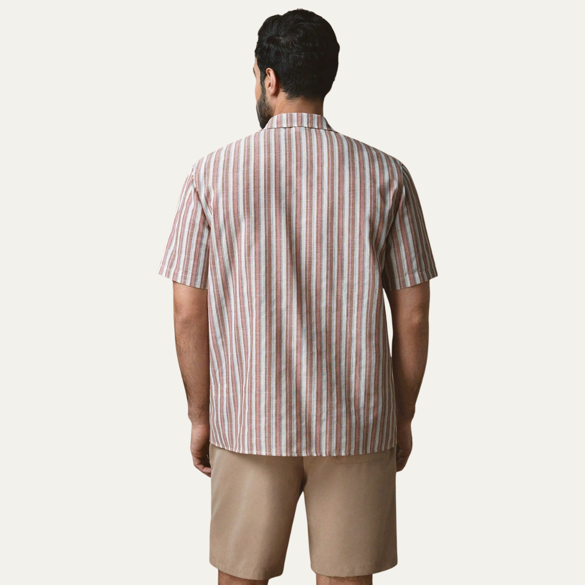 The Stirling Men’s Casual Striped Button Up Shirt