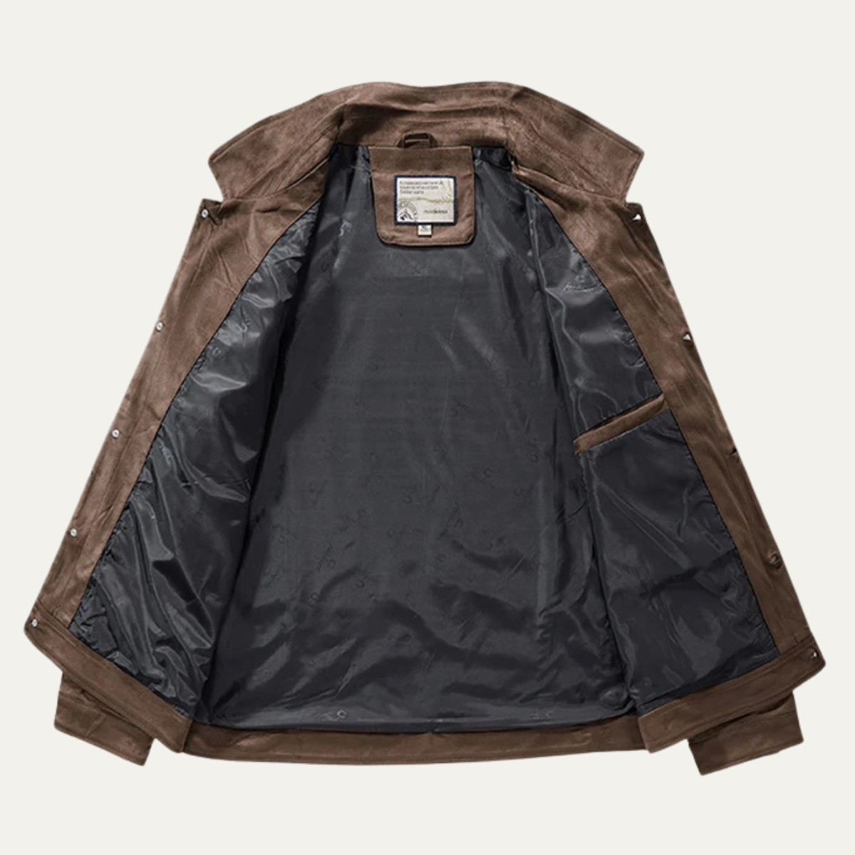 Men’s Casual Suede Cargo Jacket