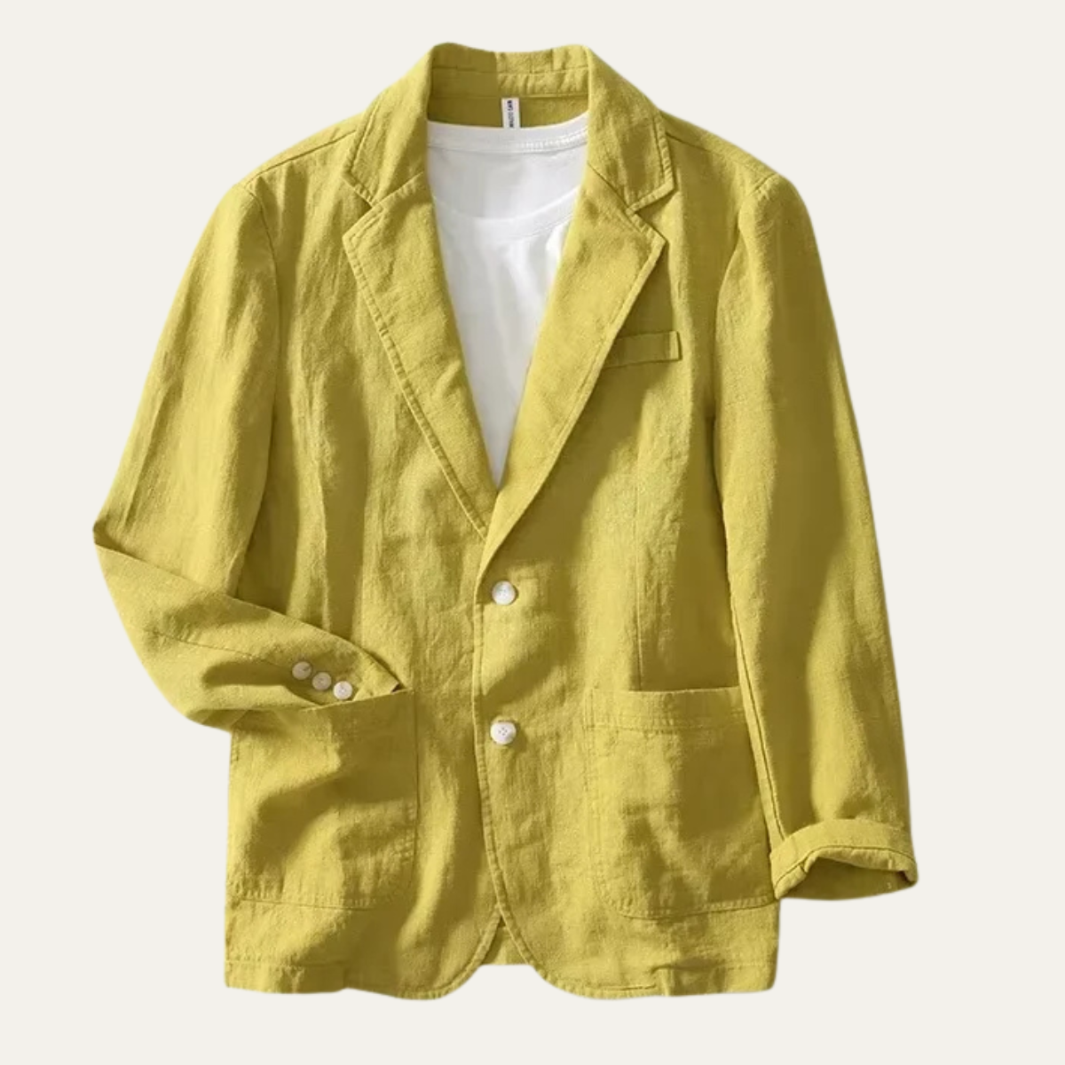 The Ridgewood Park Men’s Lightweight Casual Linen Cotton Blazer
