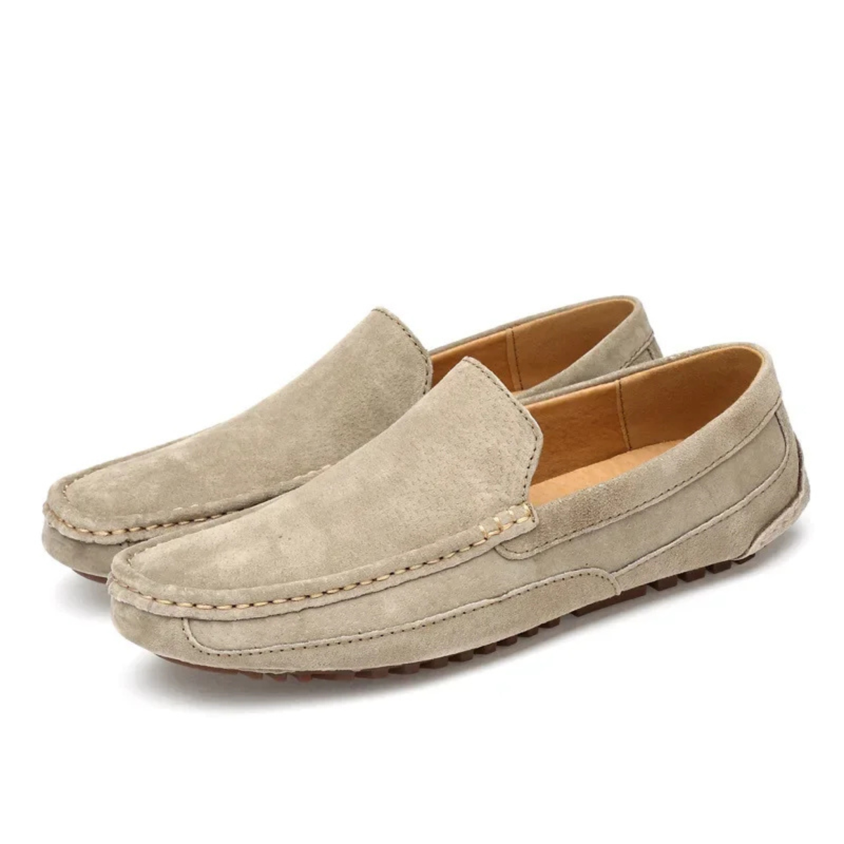 The Blenheim Men’s Suede Leather Loafers Casual Slip On