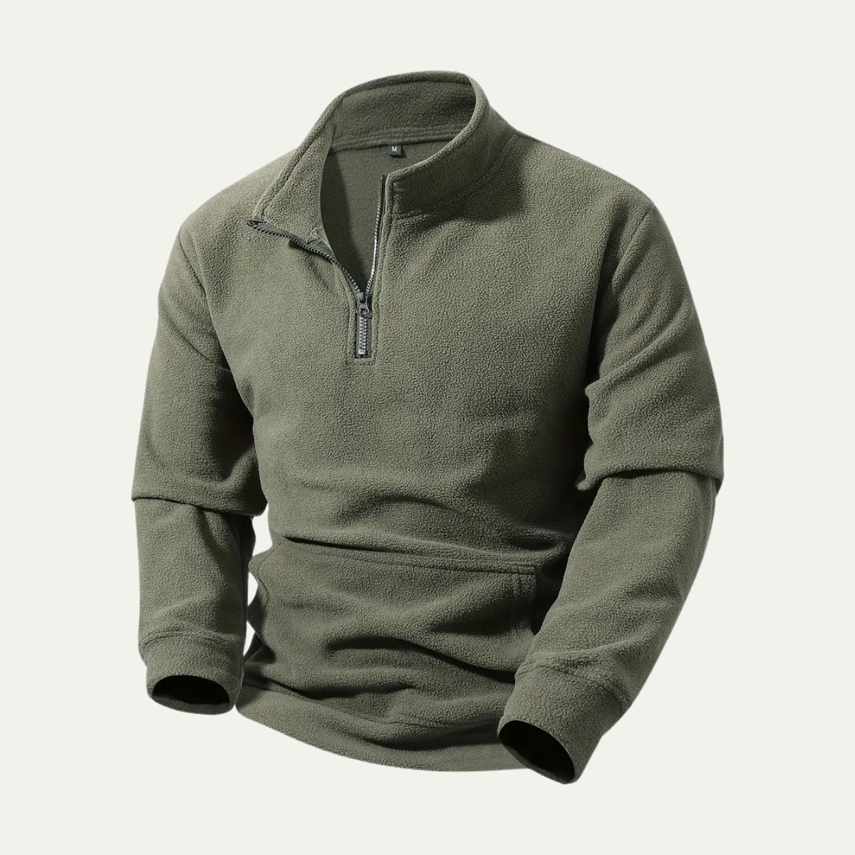 Men's Casual Half Zip Sherpa Pullover