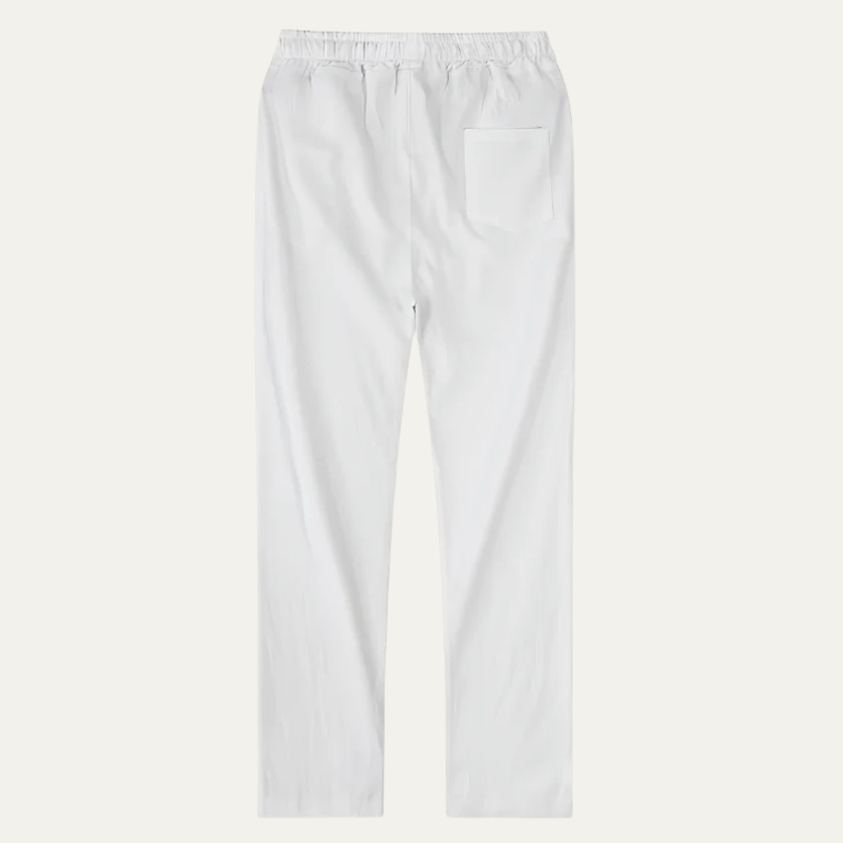 The McLean Men’s Casual Lightweight Linen Trousers – White