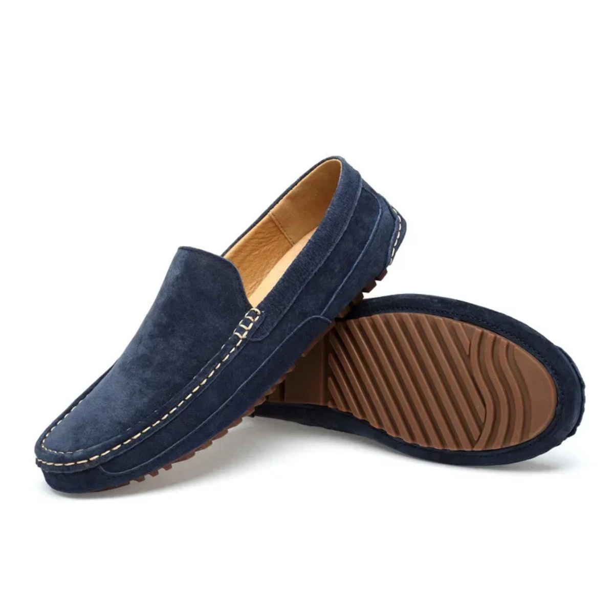 The Blenheim Men’s Suede Leather Loafers Casual Slip On