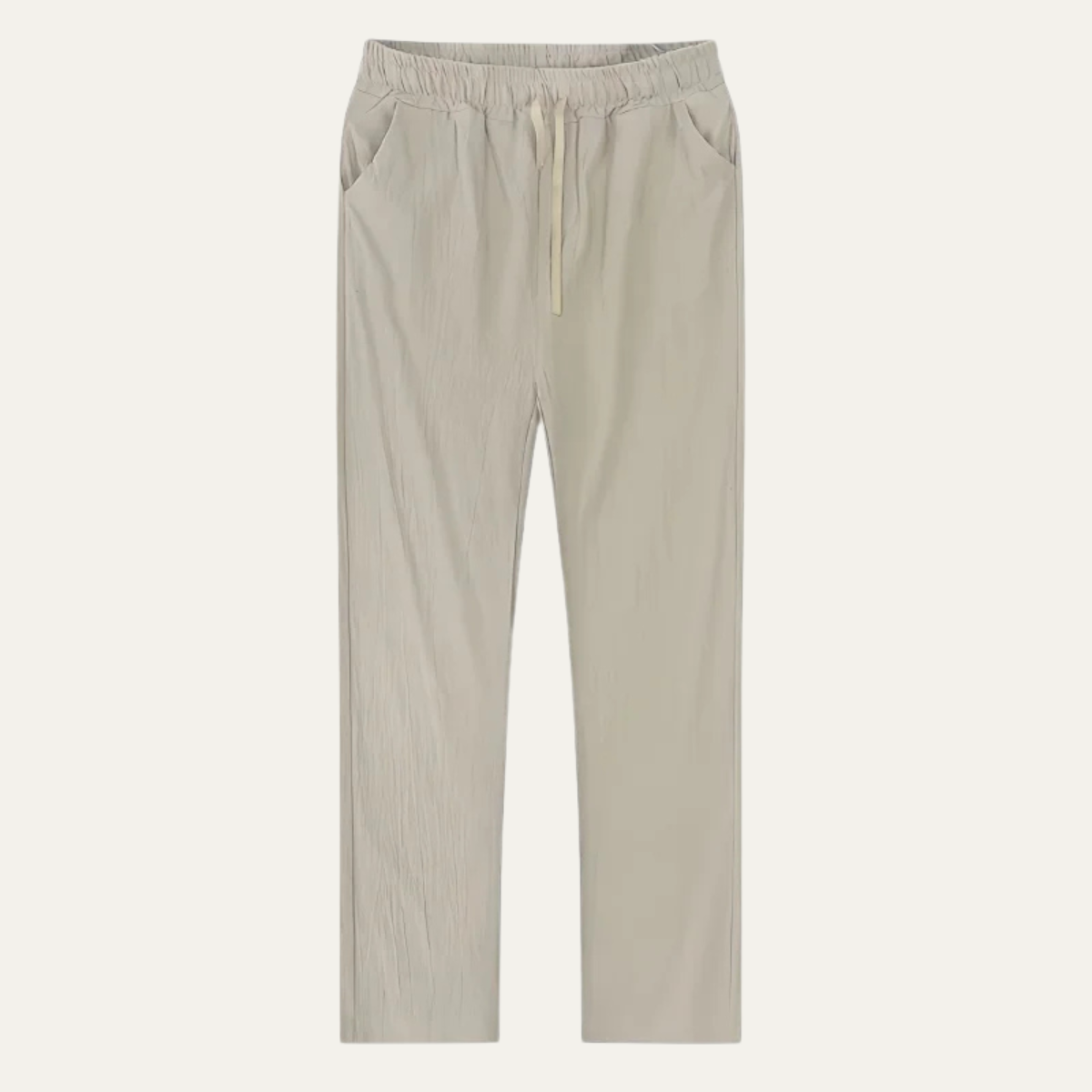 The McLean Men’s Casual Lightweight Linen Trousers – Khaki