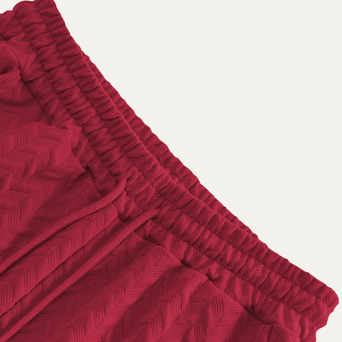 The Sorrento Men’s Textured Relaxed Fit Elastic Waist Drawstring Shorts