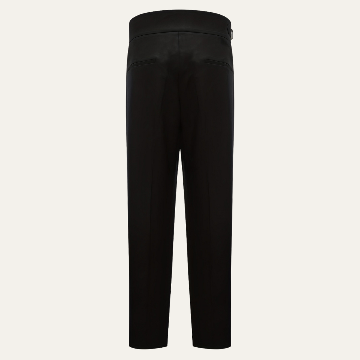 The Hamilton Men’s Solid Black Dress Trousers with Belt Loops