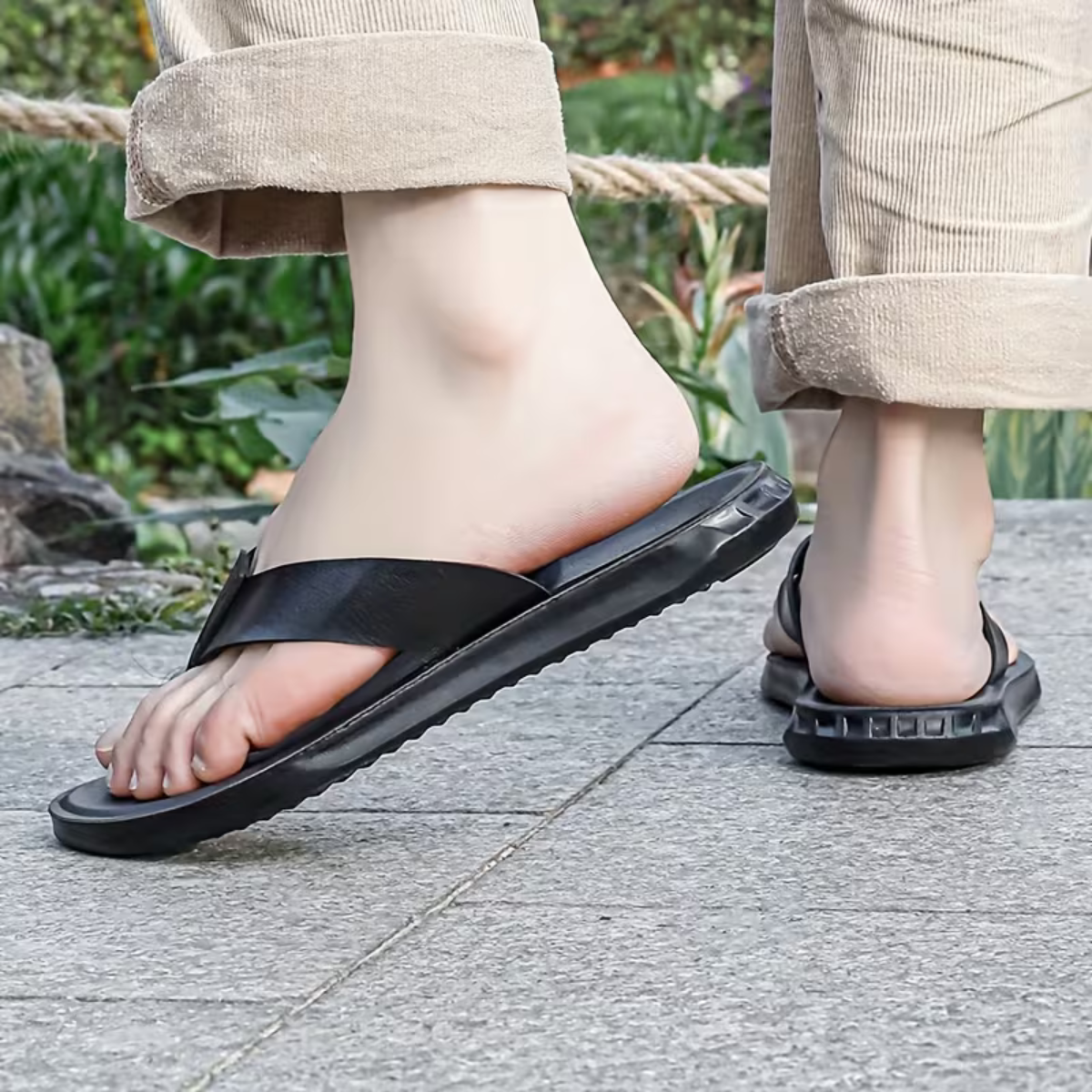 The Ischia Men’s Comfortable Casual Thong Sandals