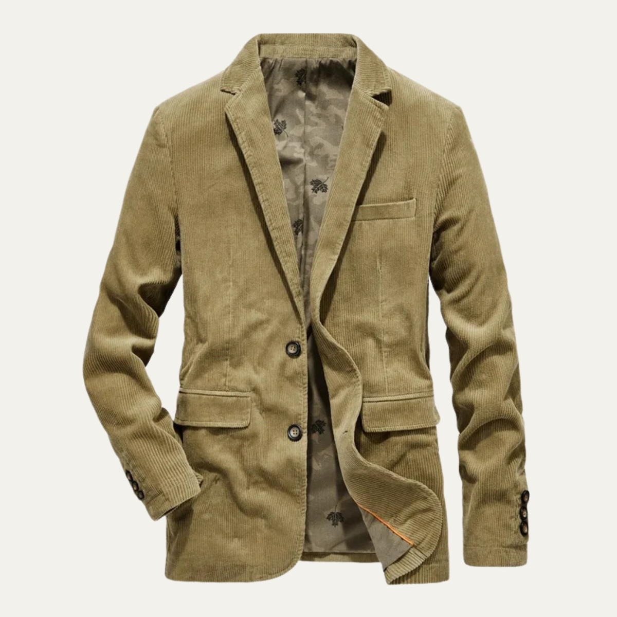 The Foxwell Men’s Vintage Business Corduroy Blazer