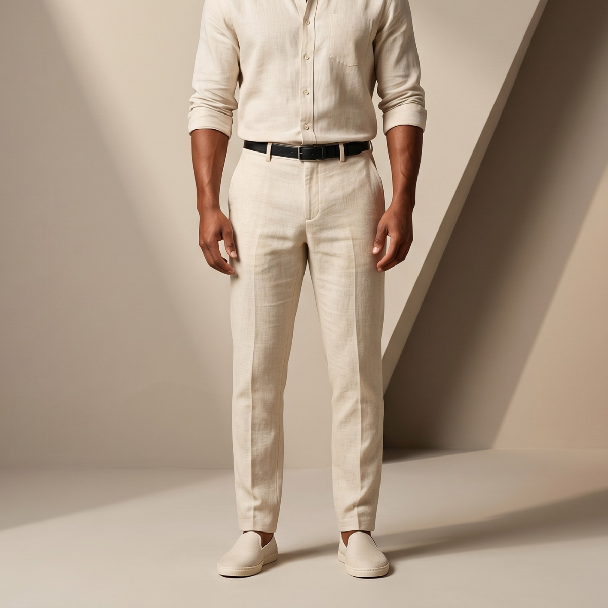 The Siena Men’s Linen Trousers