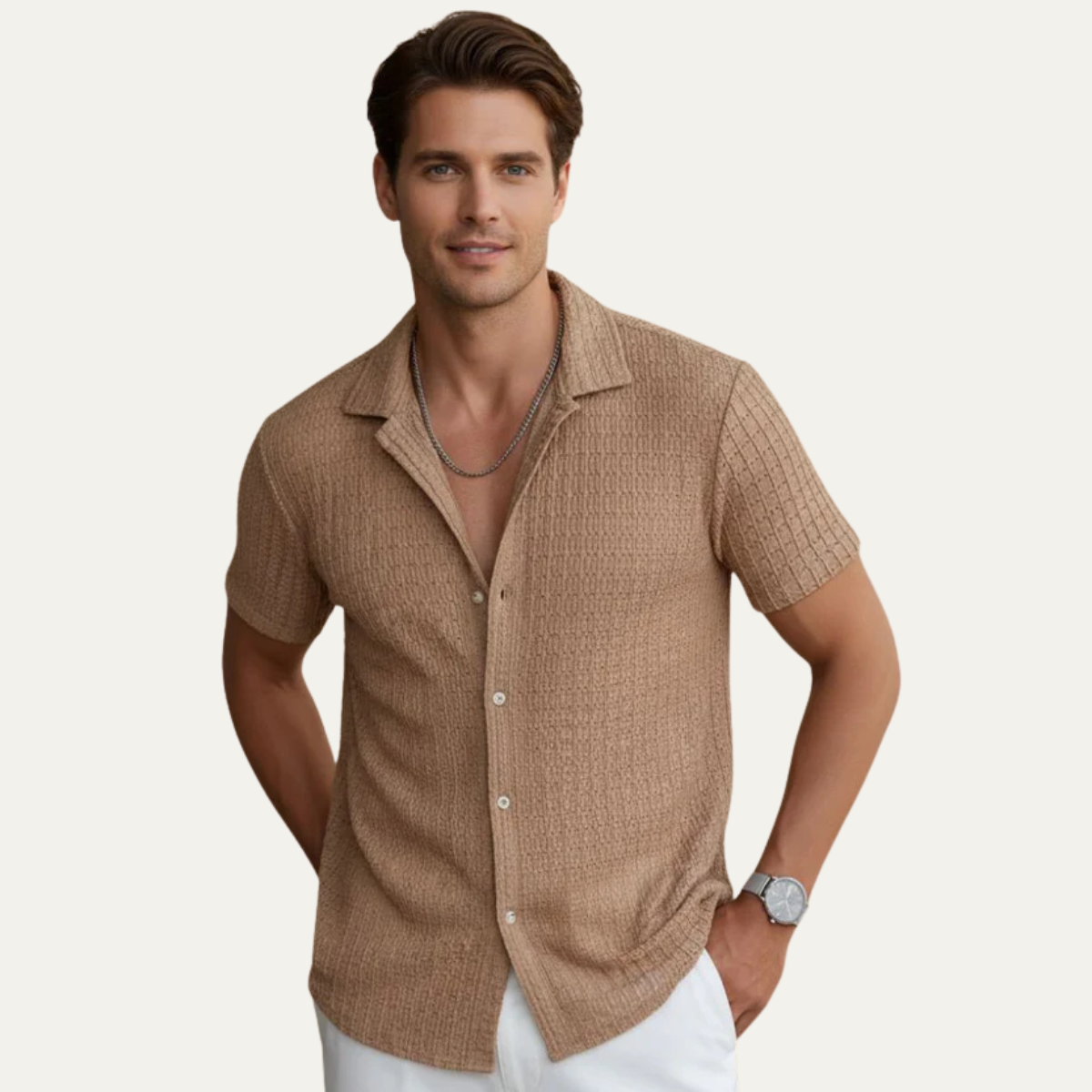 The Ferrara Men’s Summer Casual Shirt