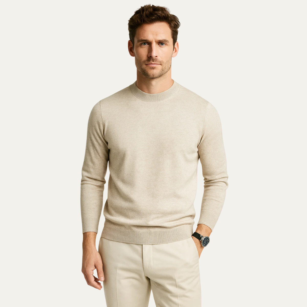 Men’s Trendy Crew Neck Jumper