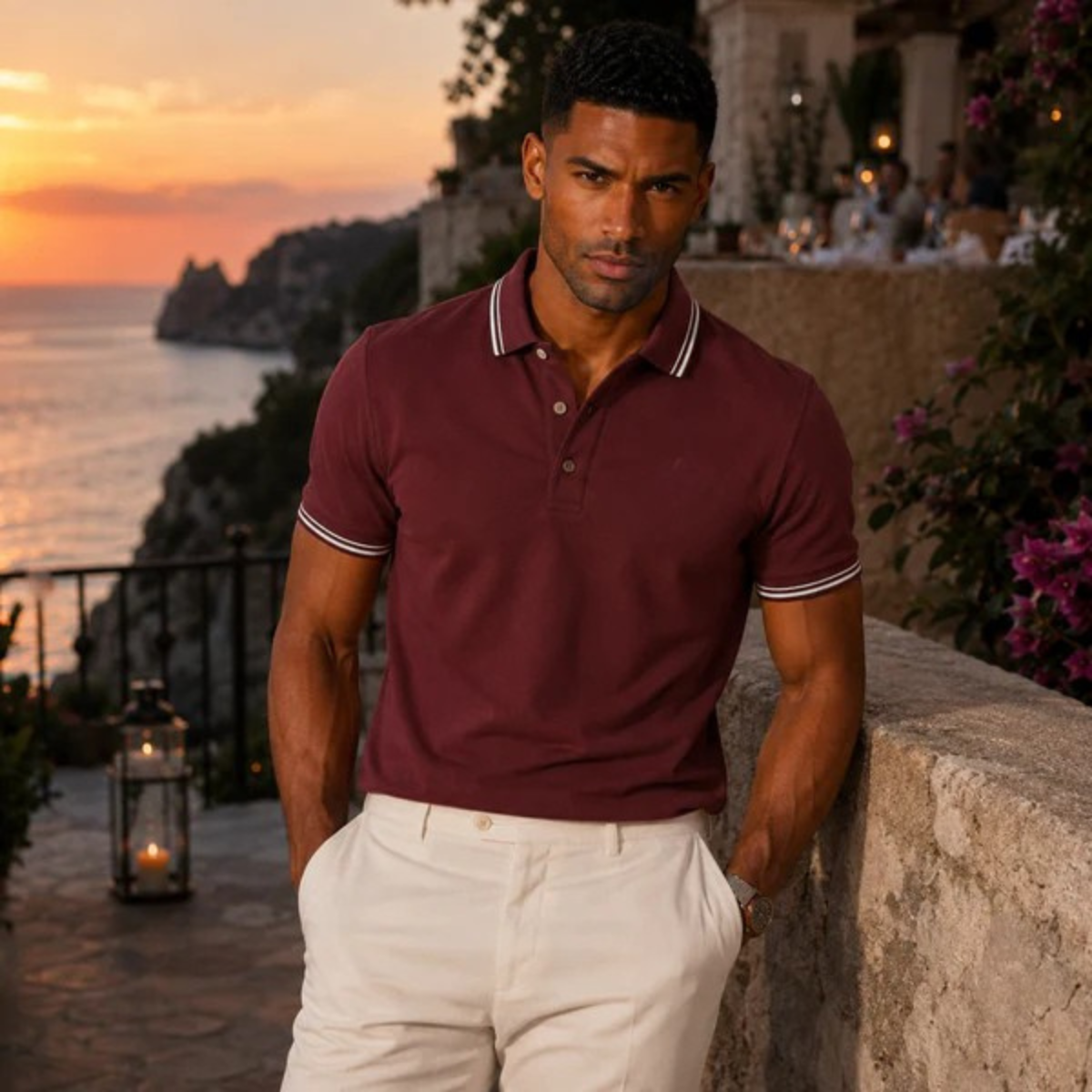 Men’s Elegant Cotton Polo Shirt