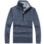 The Lacock Men's Mock Neck Half Zip Jumper