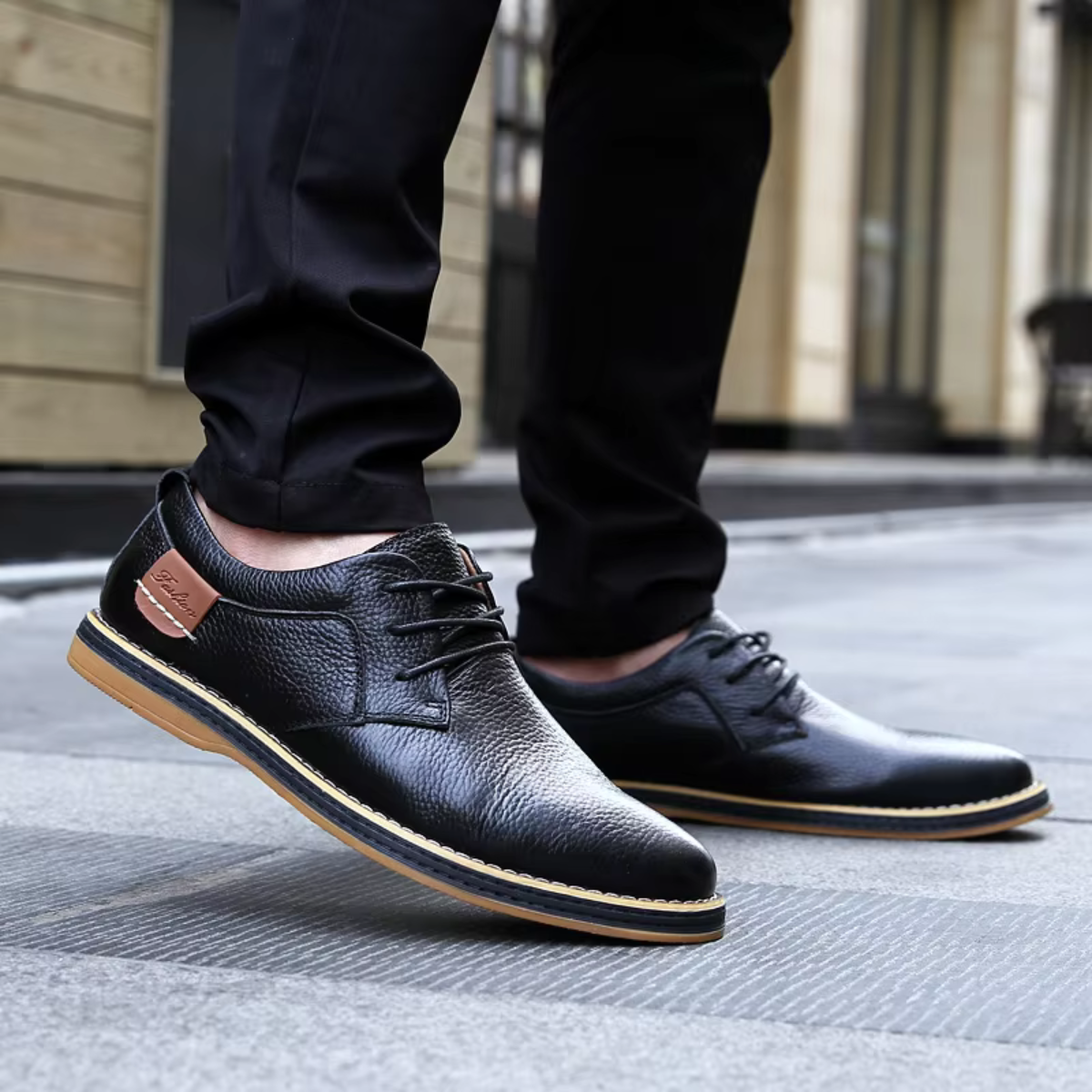 The Sandbanks Men's Elegant Lace Up Dress Shoes