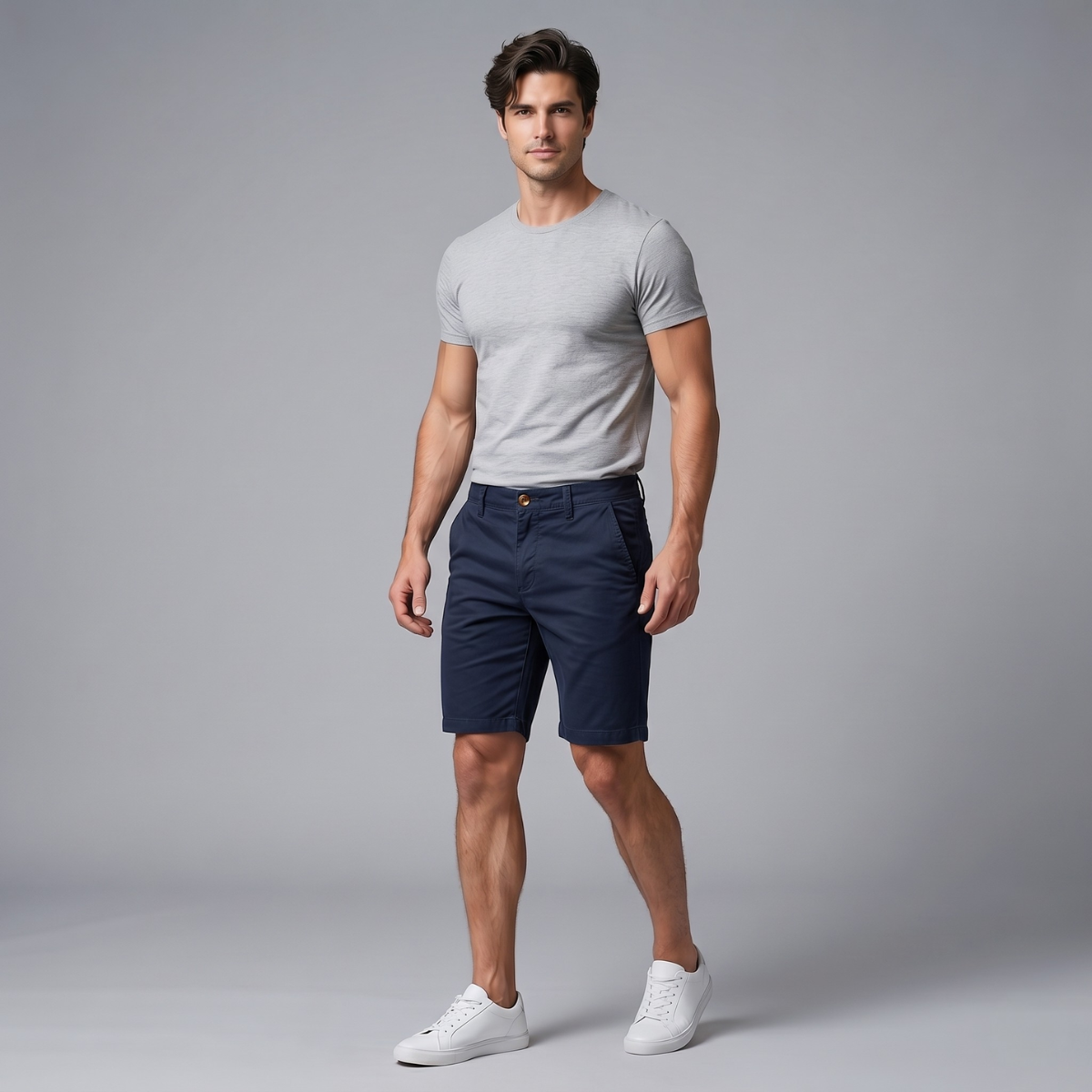The Como Men’s Regular Fit Cotton Casual Shorts