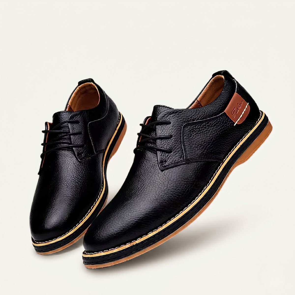 The Sandbanks Men's Elegant Lace Up Dress Shoes