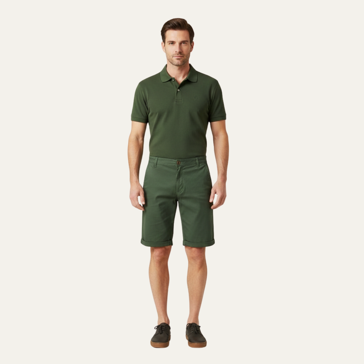 Men’s Summer Chino Shorts – Cotton Stretch Casual Beach Shorts