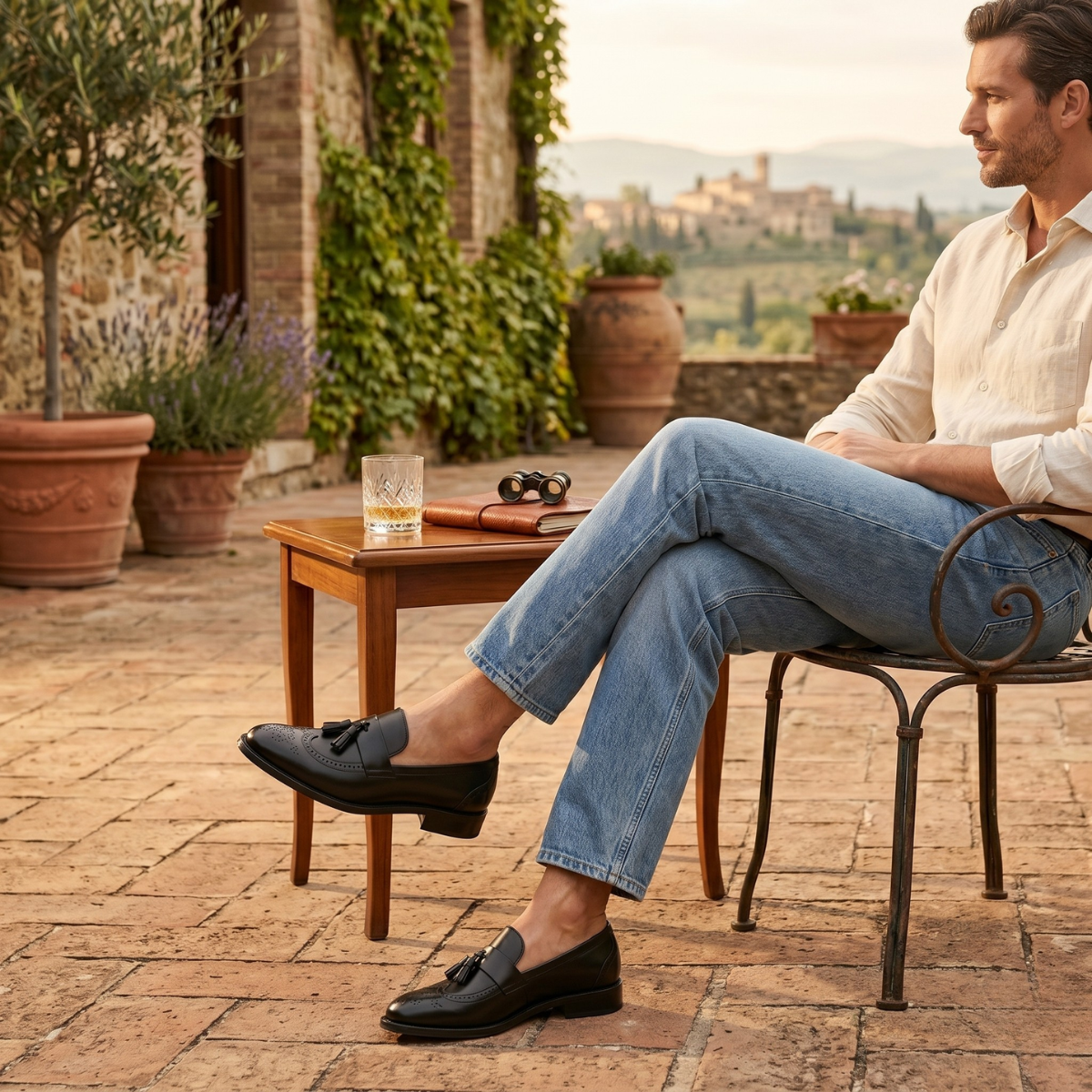 The Viareggio Men’s Leather Tassel Loafer