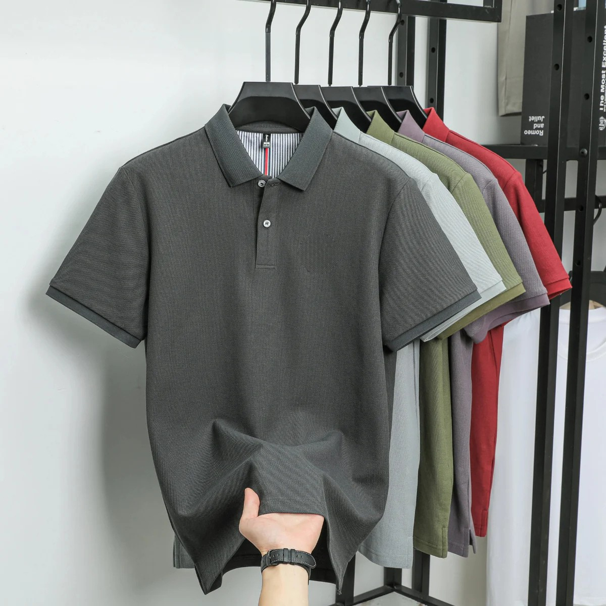 The Lerici Men’s Cotton Short Sleeve Polo Shirt