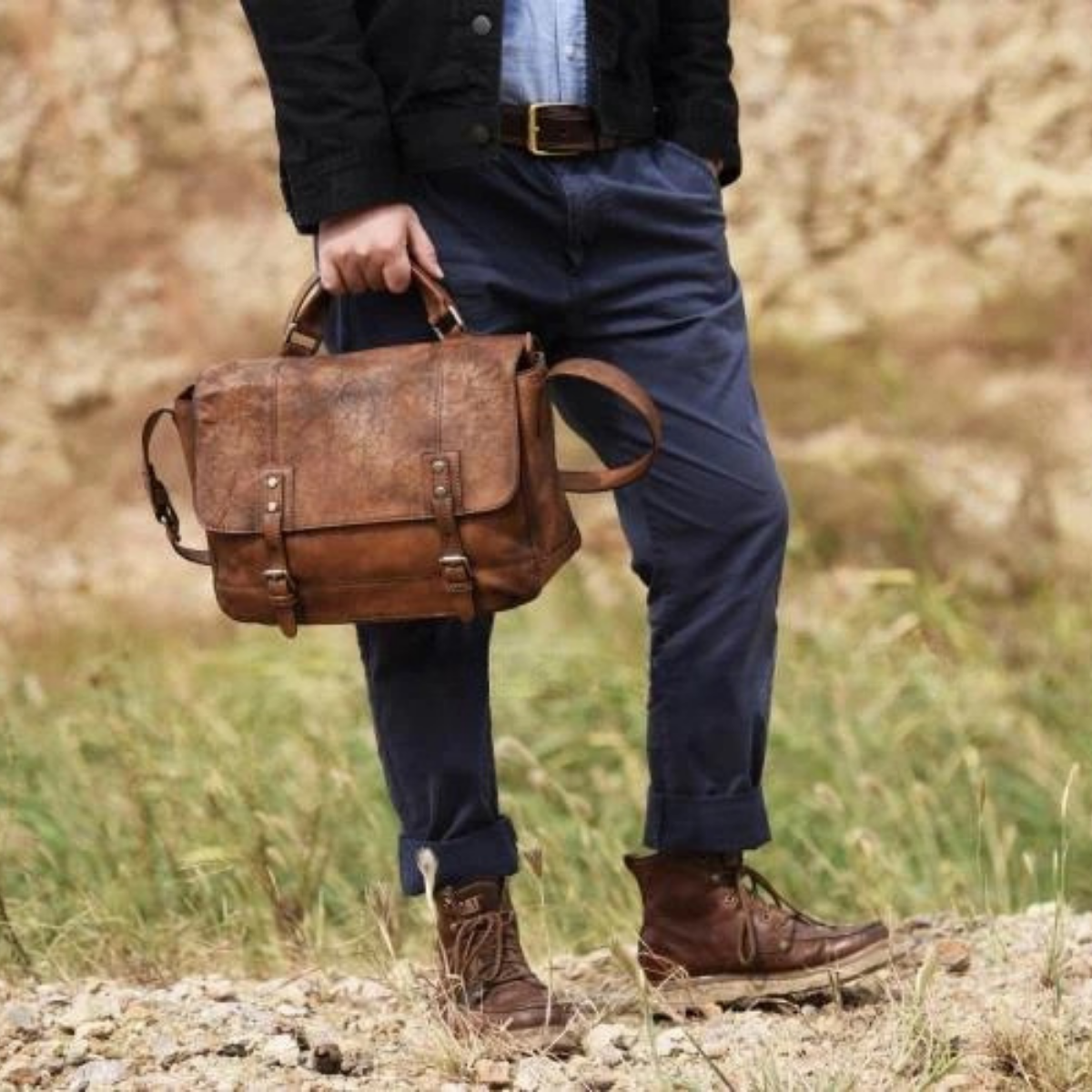 Men’s Vintage Crossbody Shoulder Bag