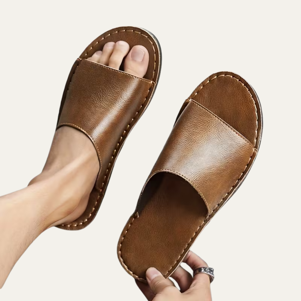 The Amalfi Men’s Lightweight Casual Slip On Sandals