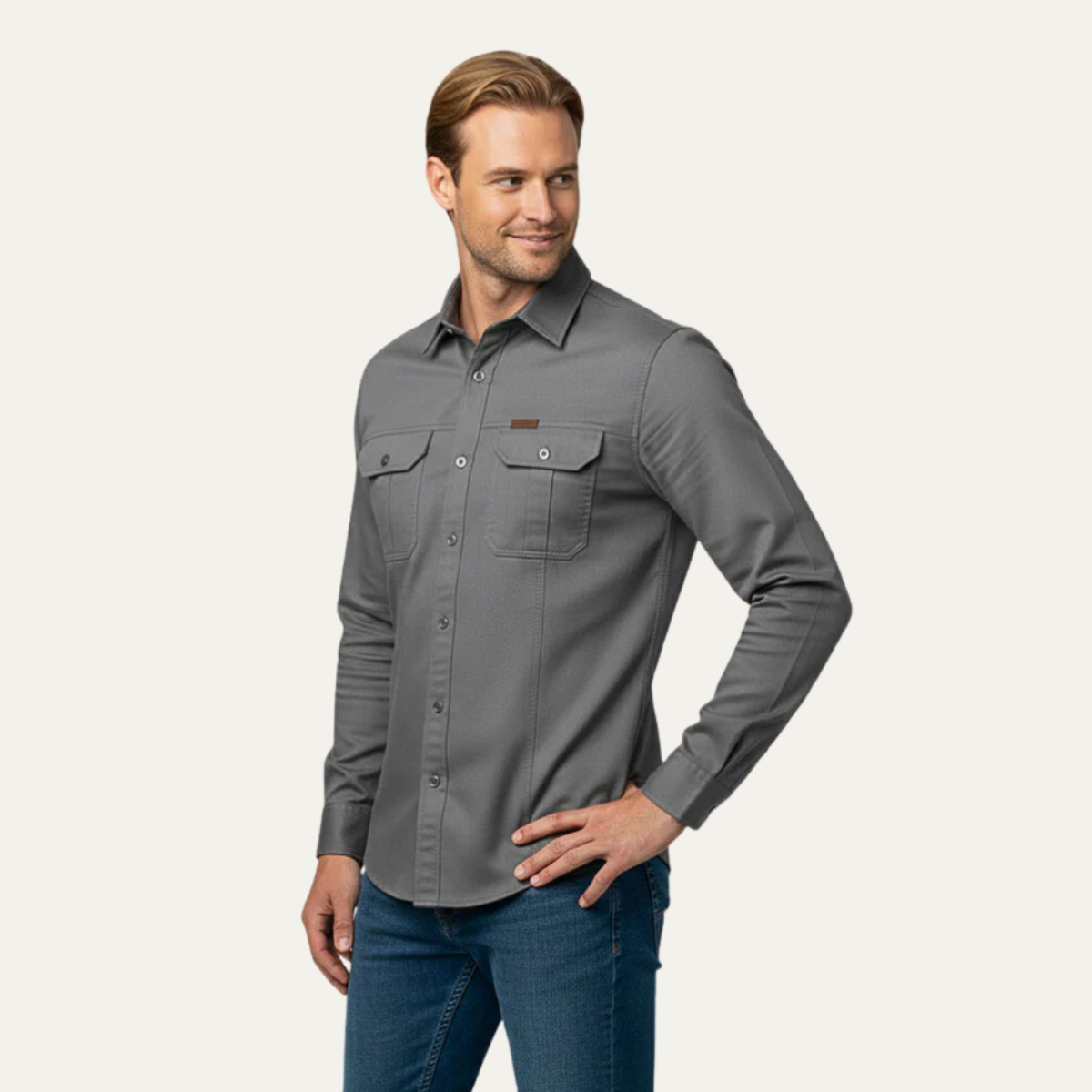 The Milano Men’s Casual Long Sleeve Shirt