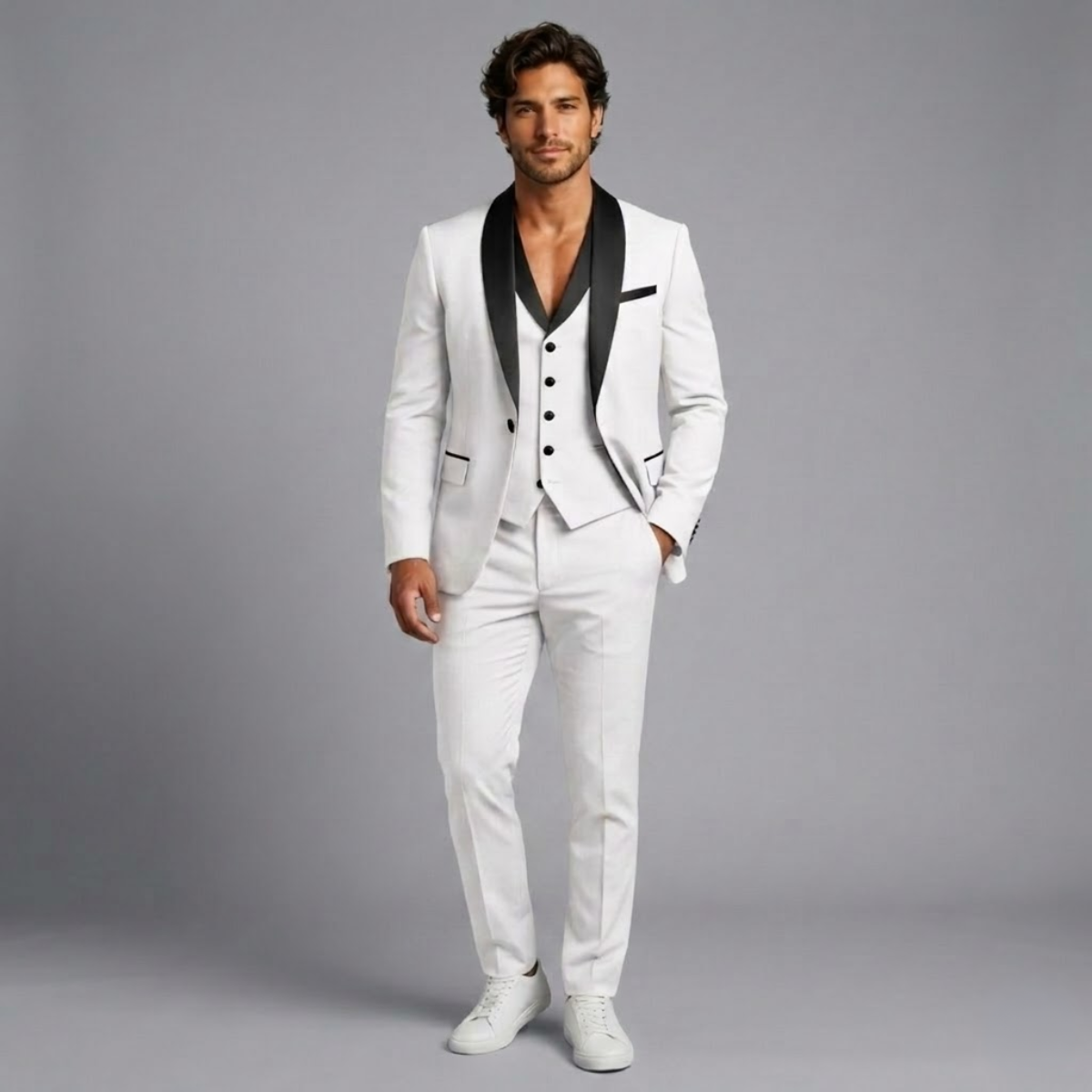 The Cetona Men’s Business 2 Piece Suit Set - Blazer and Trousers