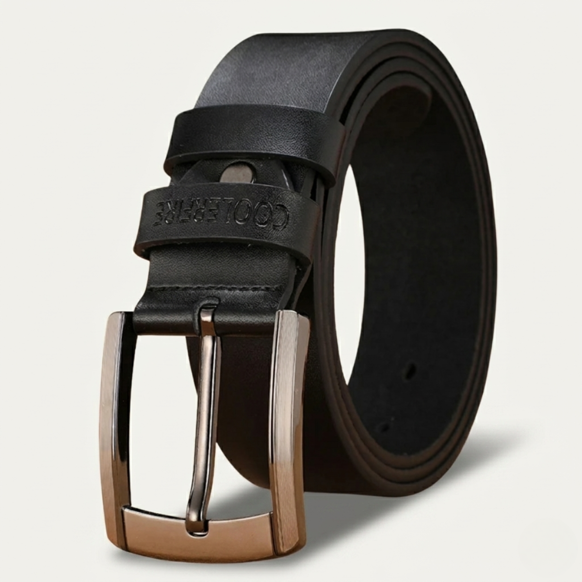 Men’s Casual Belt with Metal Pin Buckle