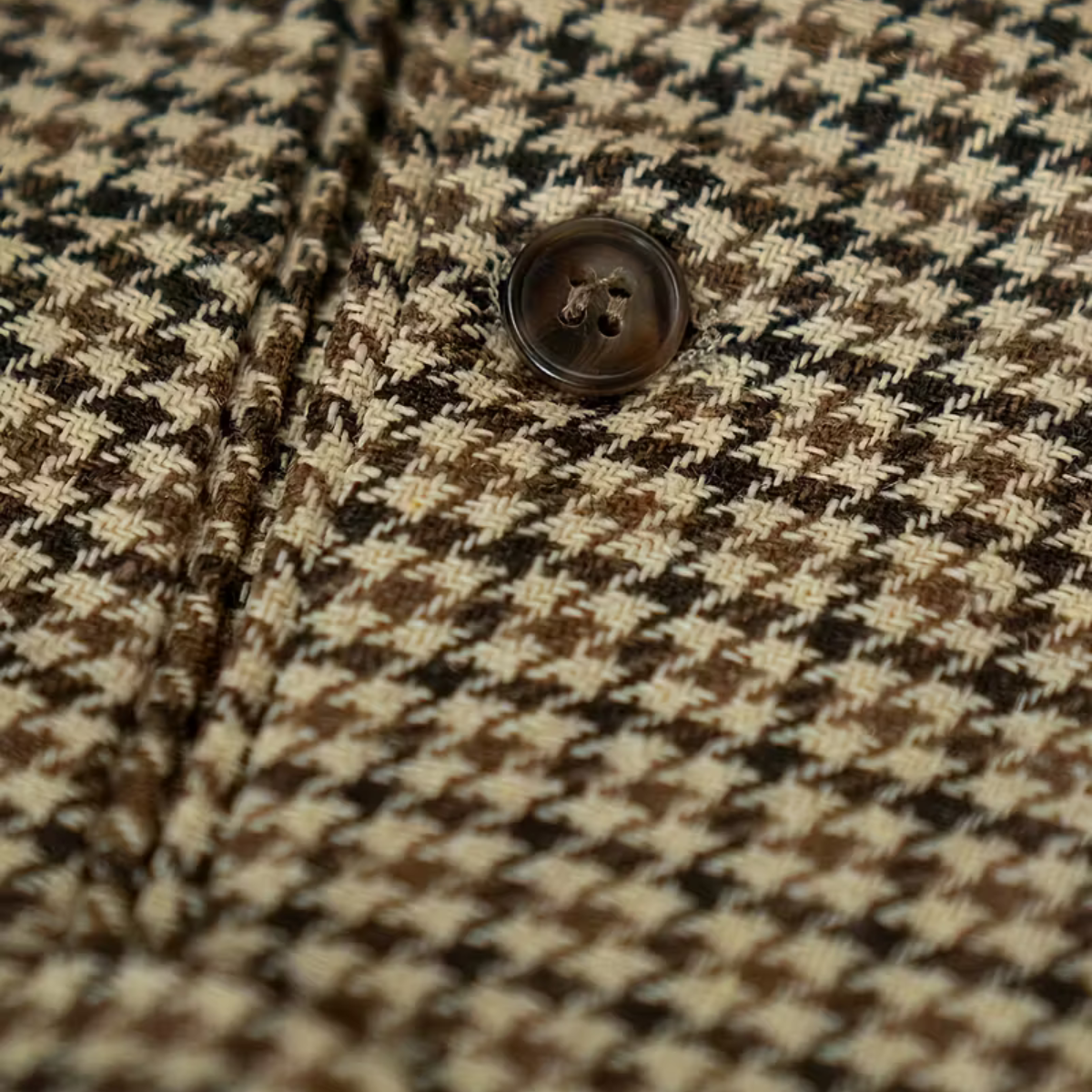 The Barossa Men’s High Waisted Houndstooth Vintage Dress Trousers