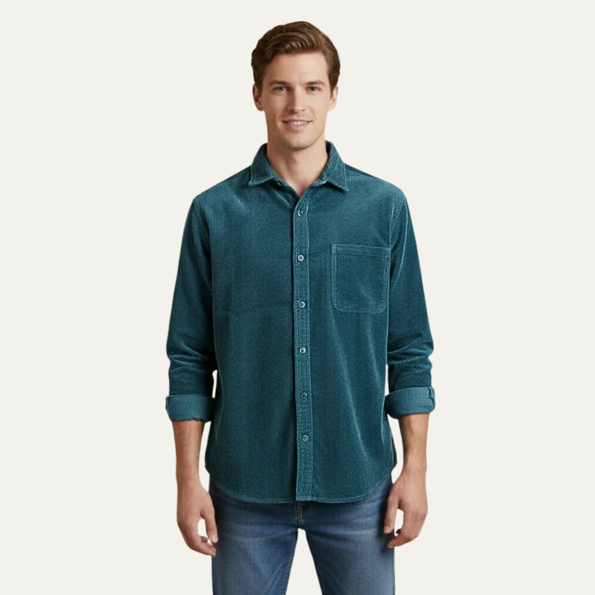 The Bergamo Men’s Casual Long Sleeve Shirt