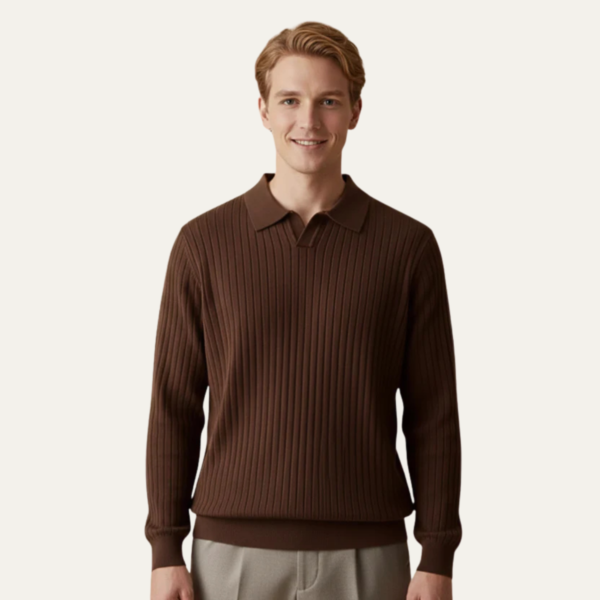 Men’s Ribbed Knit Jumper