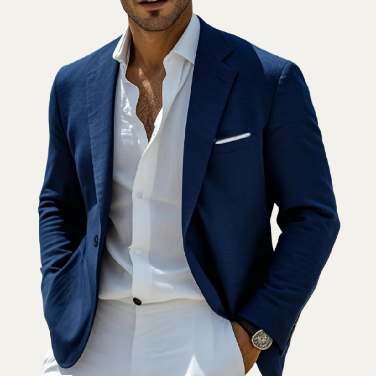 The Caldwell Men’s Lightweight Slim Fit Blazer Suit