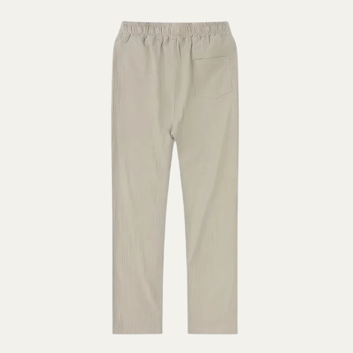 The McLean Men’s Casual Lightweight Linen Trousers – Khaki