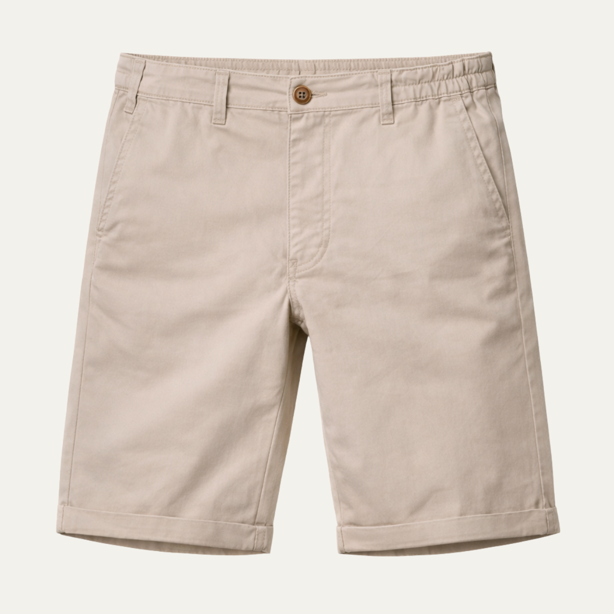 The Palermo Men’s Solid Colour Cotton Casual Chino Shorts