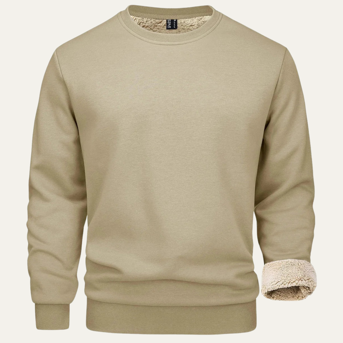 Men's Casual and Comfortable Fleece Lined Jumper