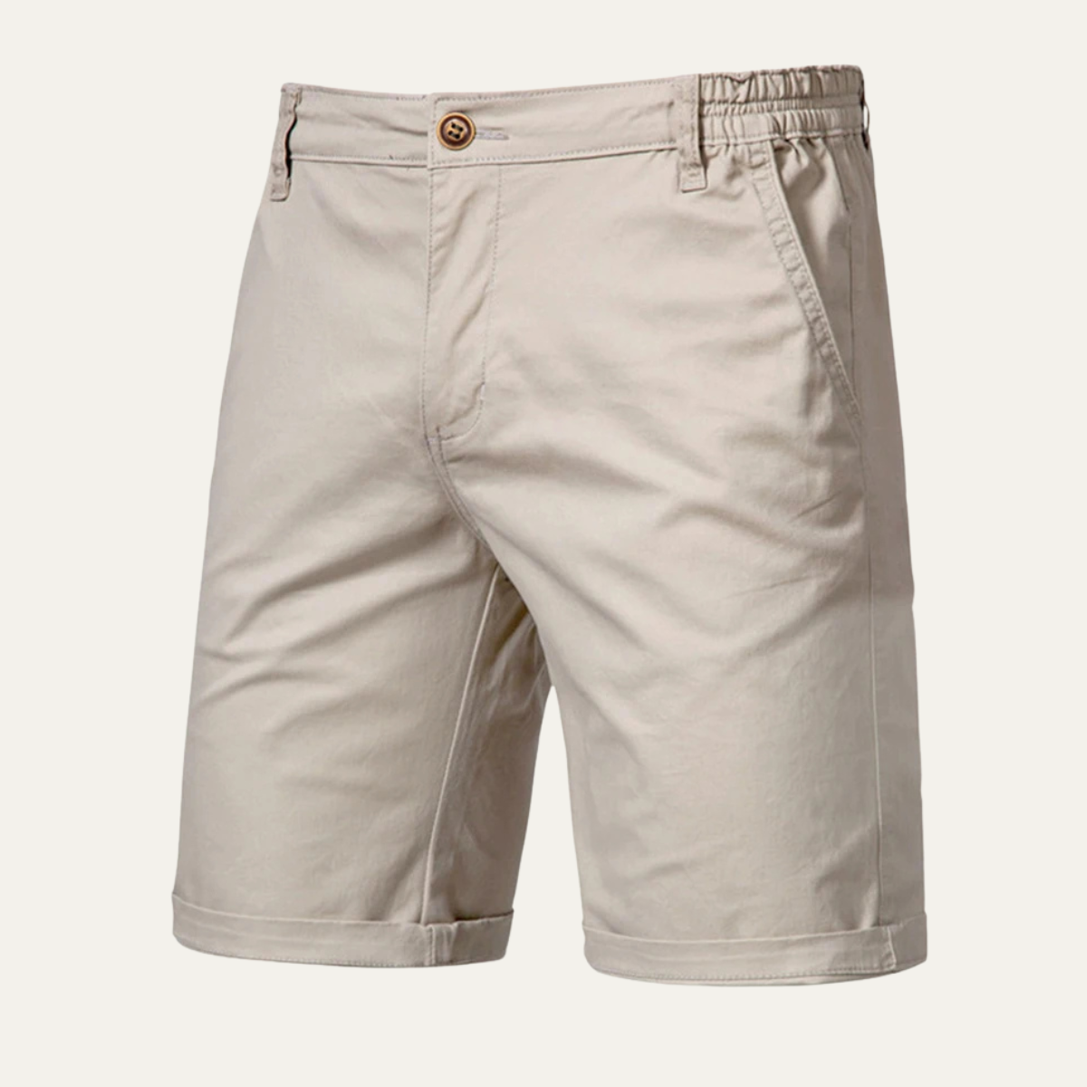 The Palermo Men’s Solid Colour Cotton Casual Chino Shorts