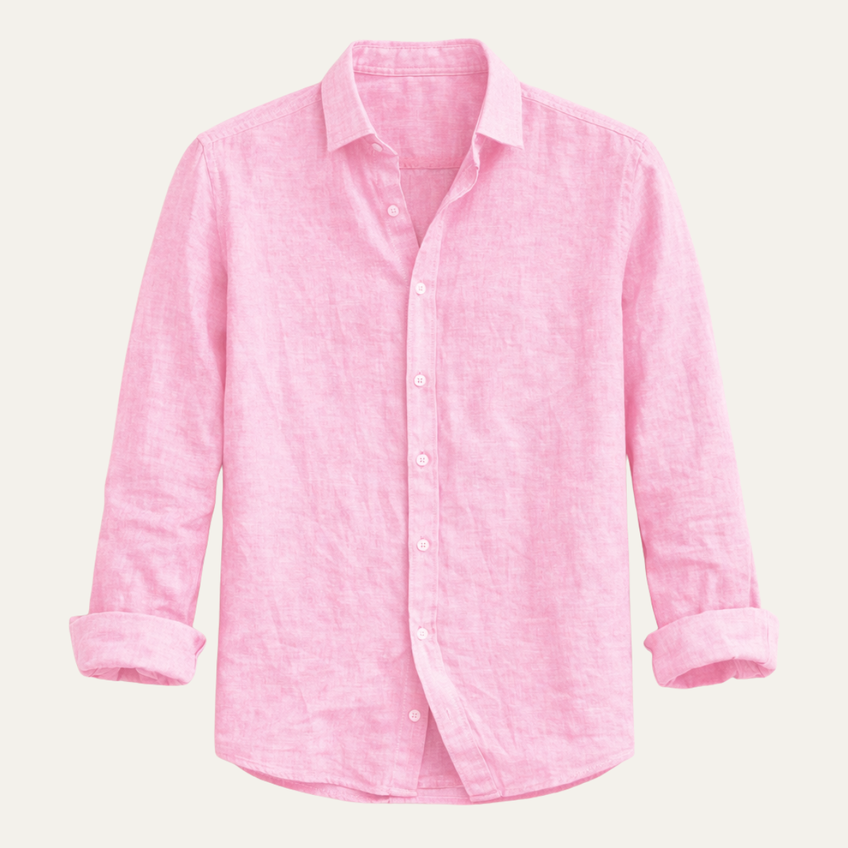 The Soriano Men’s Soft Lightweight Button-Up Linen Shirt