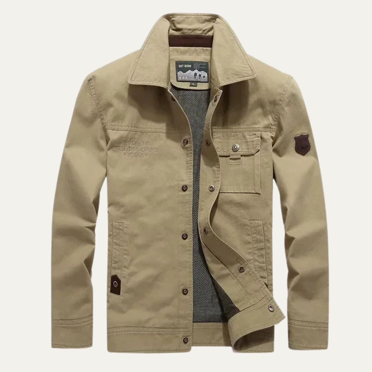 Men’s Lightweight Bomber Cargo Jacket