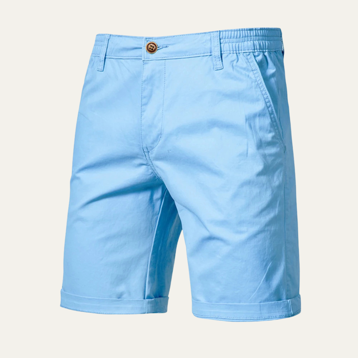 The Palermo Men’s Solid Colour Cotton Casual Chino Shorts