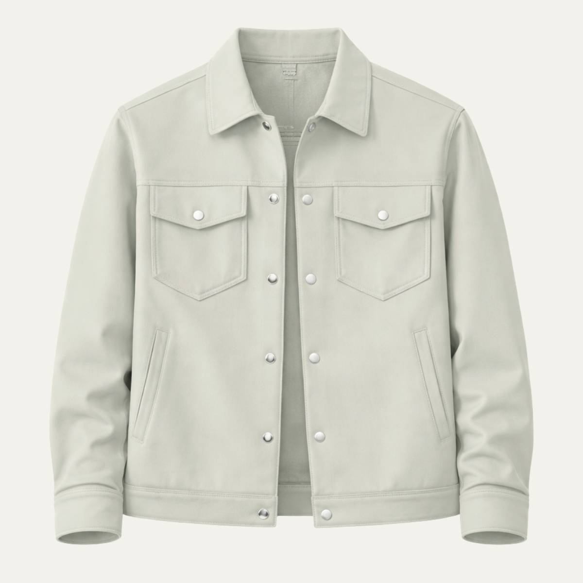 Men’s Button Up Casual Overshirt Jacket