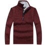 The Lacock Men's Mock Neck Half Zip Jumper