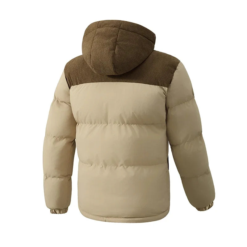 The Aldeburgh Men's Contrast Panel Puffer Jacket