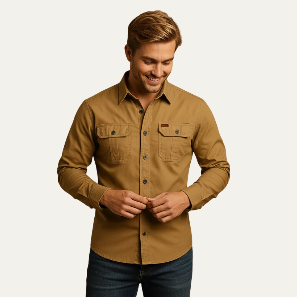 The Milano Men’s Casual Long Sleeve Shirt