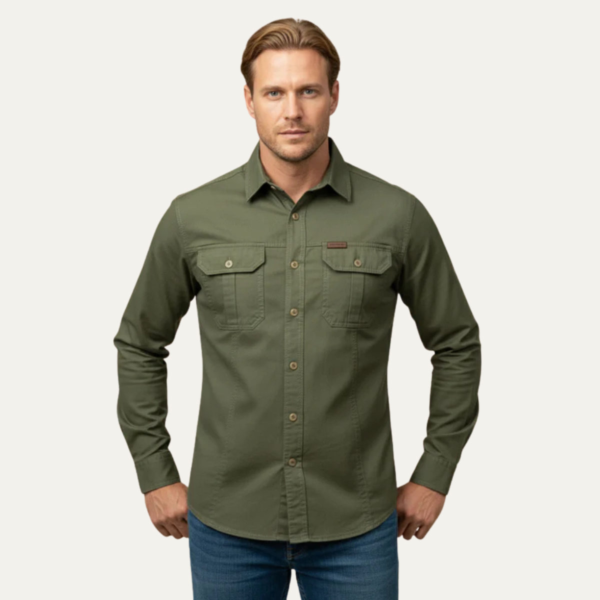 The Imola Men’s Casual Long Sleeve Shirt