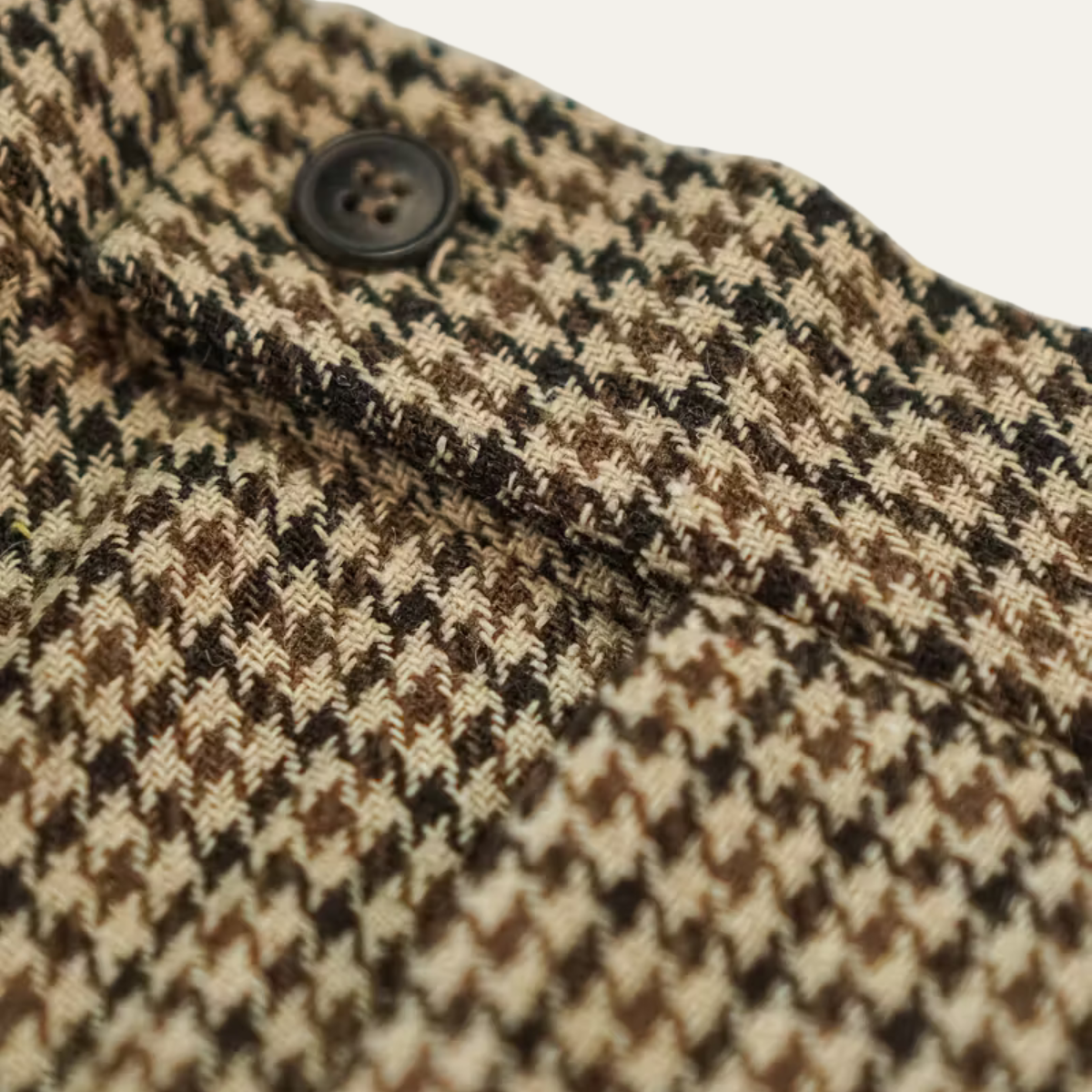 The Barossa Men’s High Waisted Houndstooth Vintage Dress Trousers