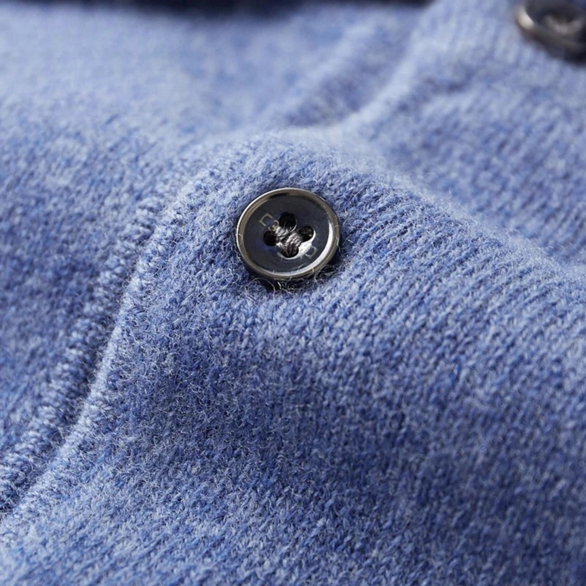 The Kendal Men's Knitted Polo Jumper in Wool Blend