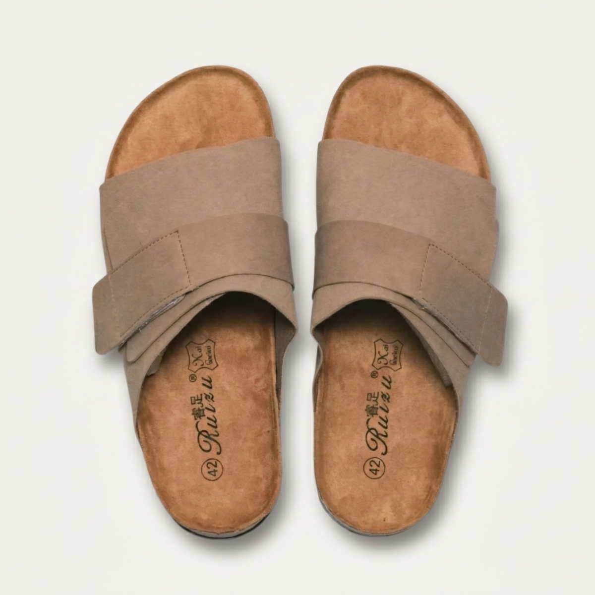 The Canterbury Men’s Cork Footbed Slide Sandals