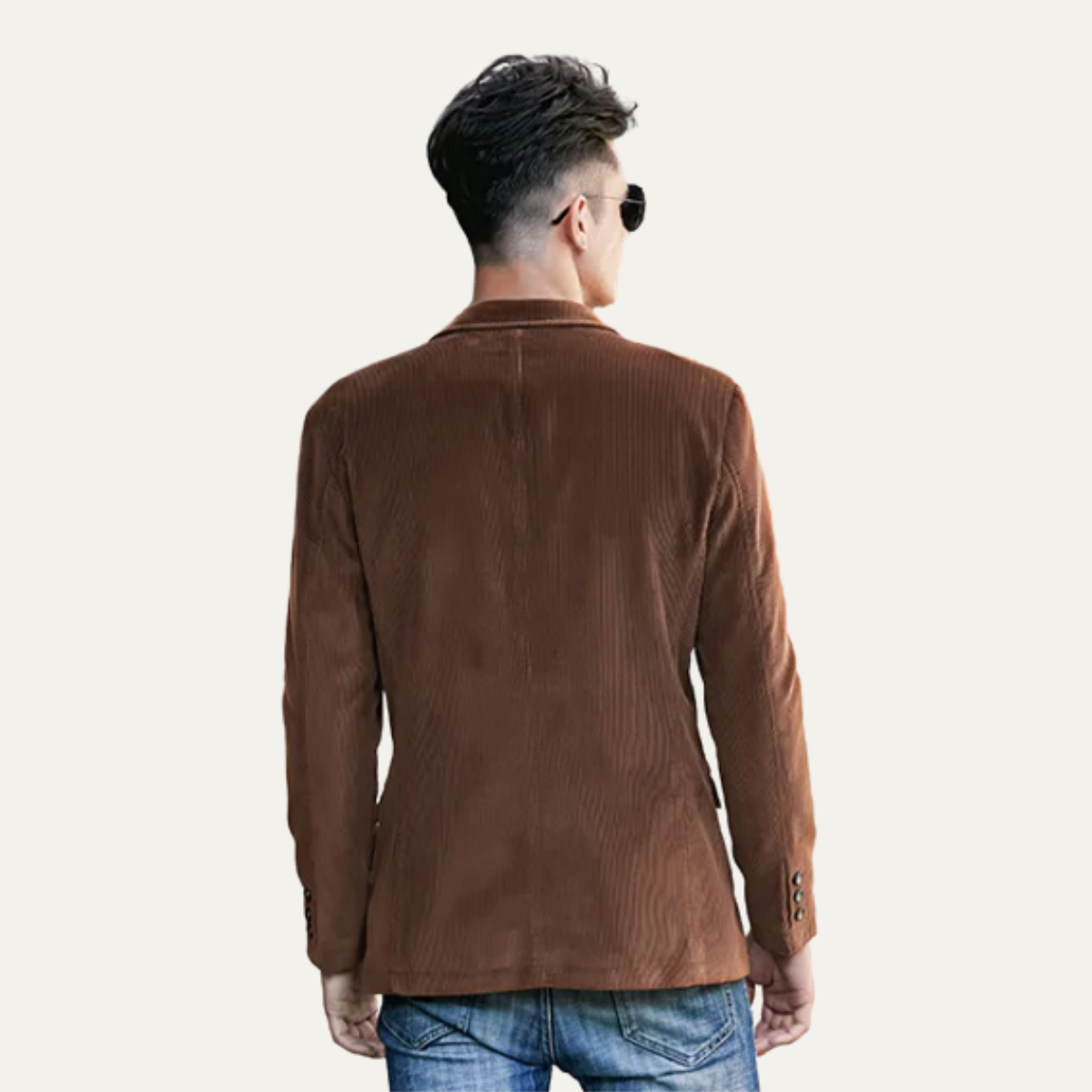 The Ridgewell Men’s Vintage Corduroy Blazer with Elbow Patches