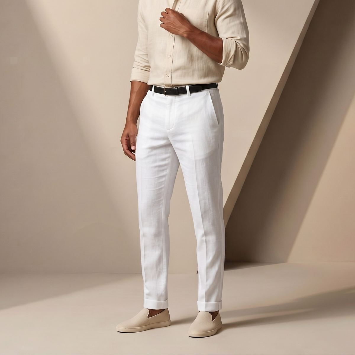 The Siena Men’s Linen Trousers
